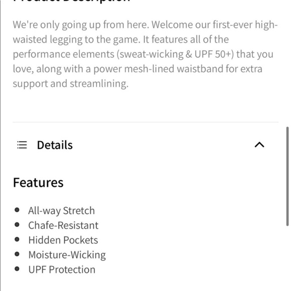 Fabletics high waisted powerhold leggings - Picture 4 of 6